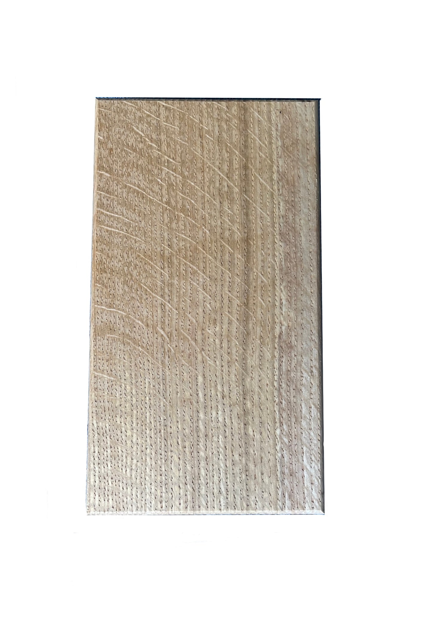 Wood Burned Flower on Rift Sawn White Oak