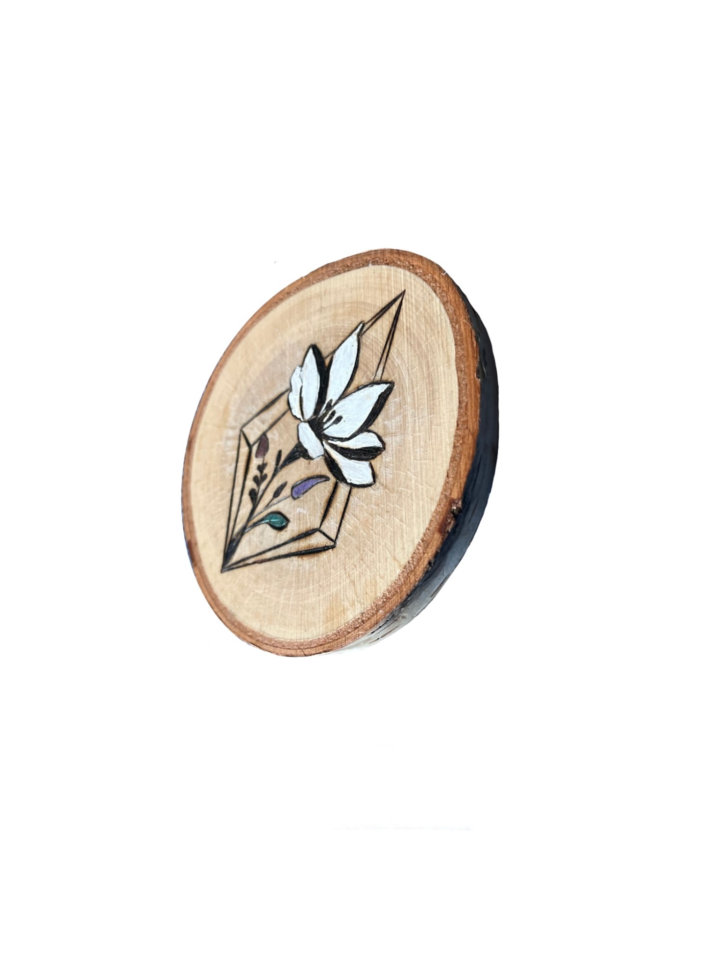 Handmade Birch Coaster