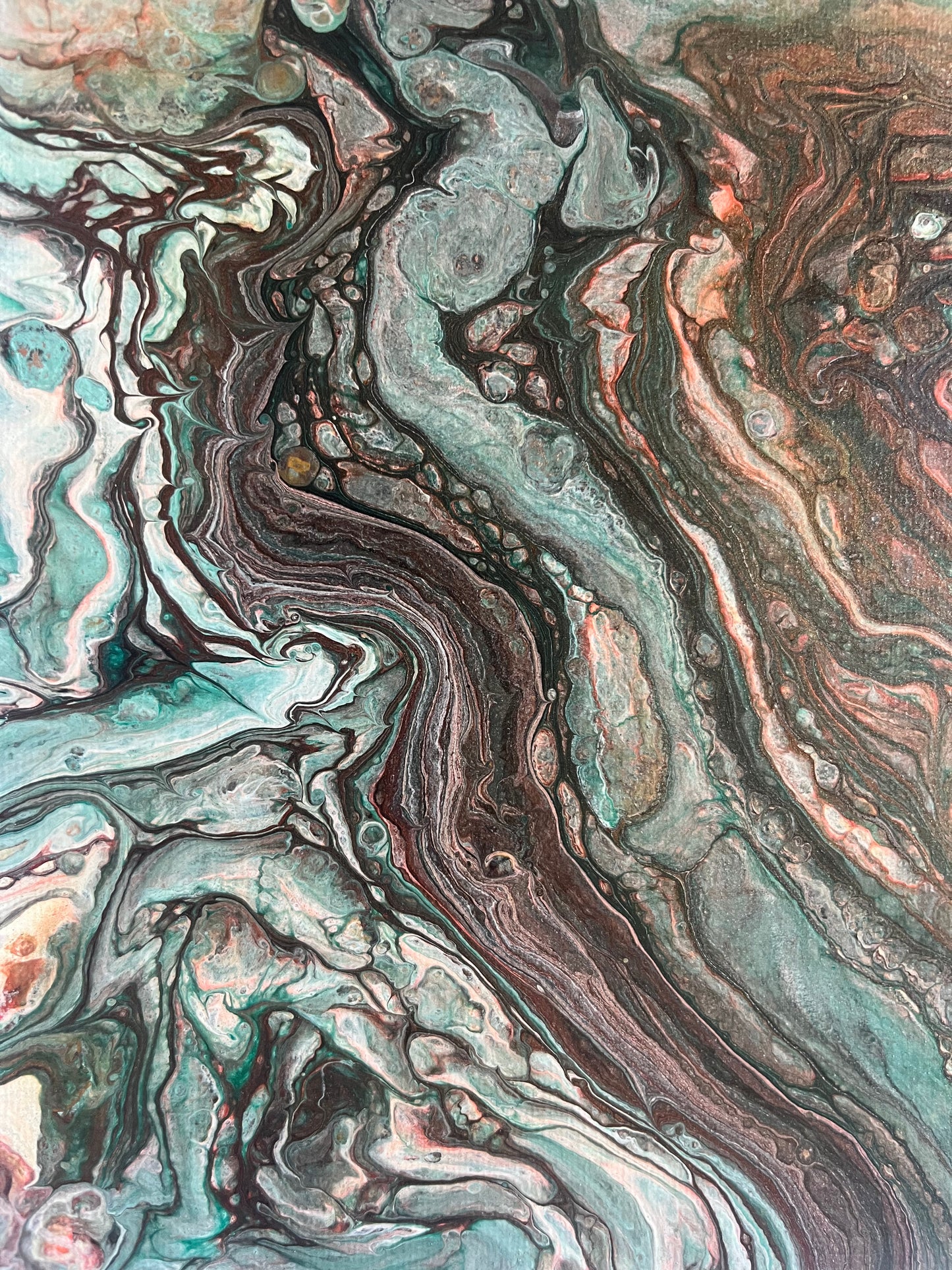 “Geode” Original Acrylic Painting