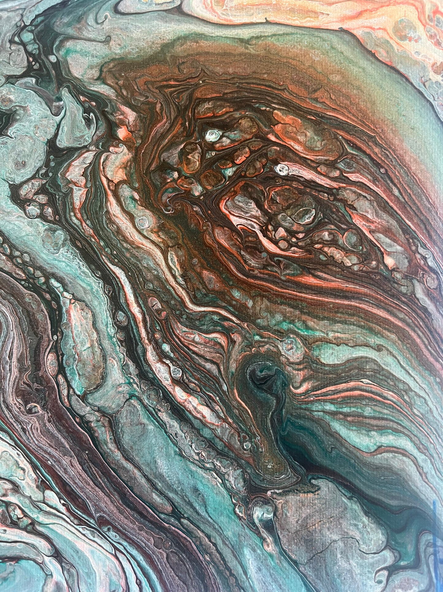 “Geode” Original Acrylic Painting
