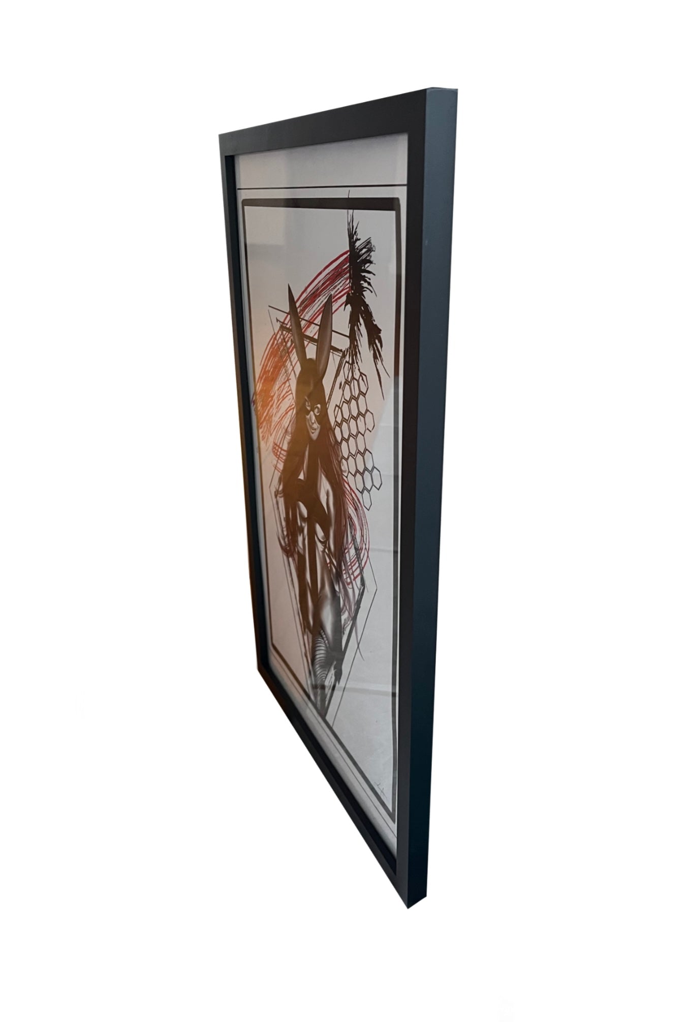 “Scarlett” Custom Digital Design (Framed)