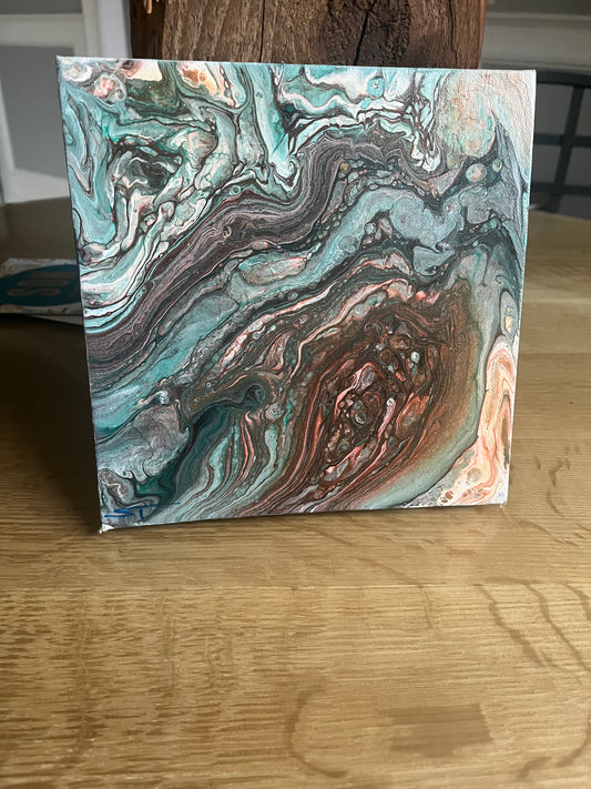 “Geode“ Original Acrylic Pour