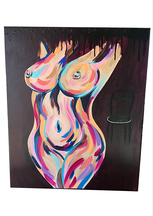 “Anonymous” Original Acrylic Painting