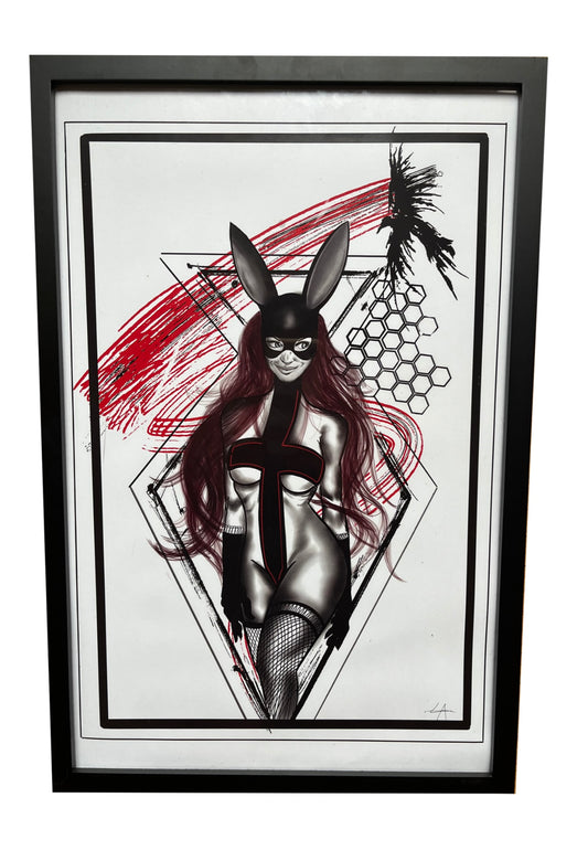 “Scarlett” Custom Digital Design (Framed)